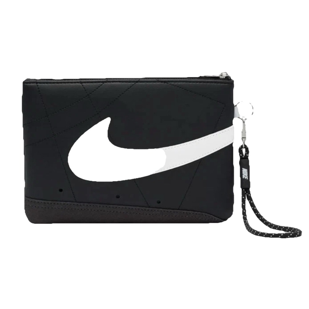 NIke Icon Blazer Wristlet‎ Large Pouch Handbag Wallet Casual Bag Black/White